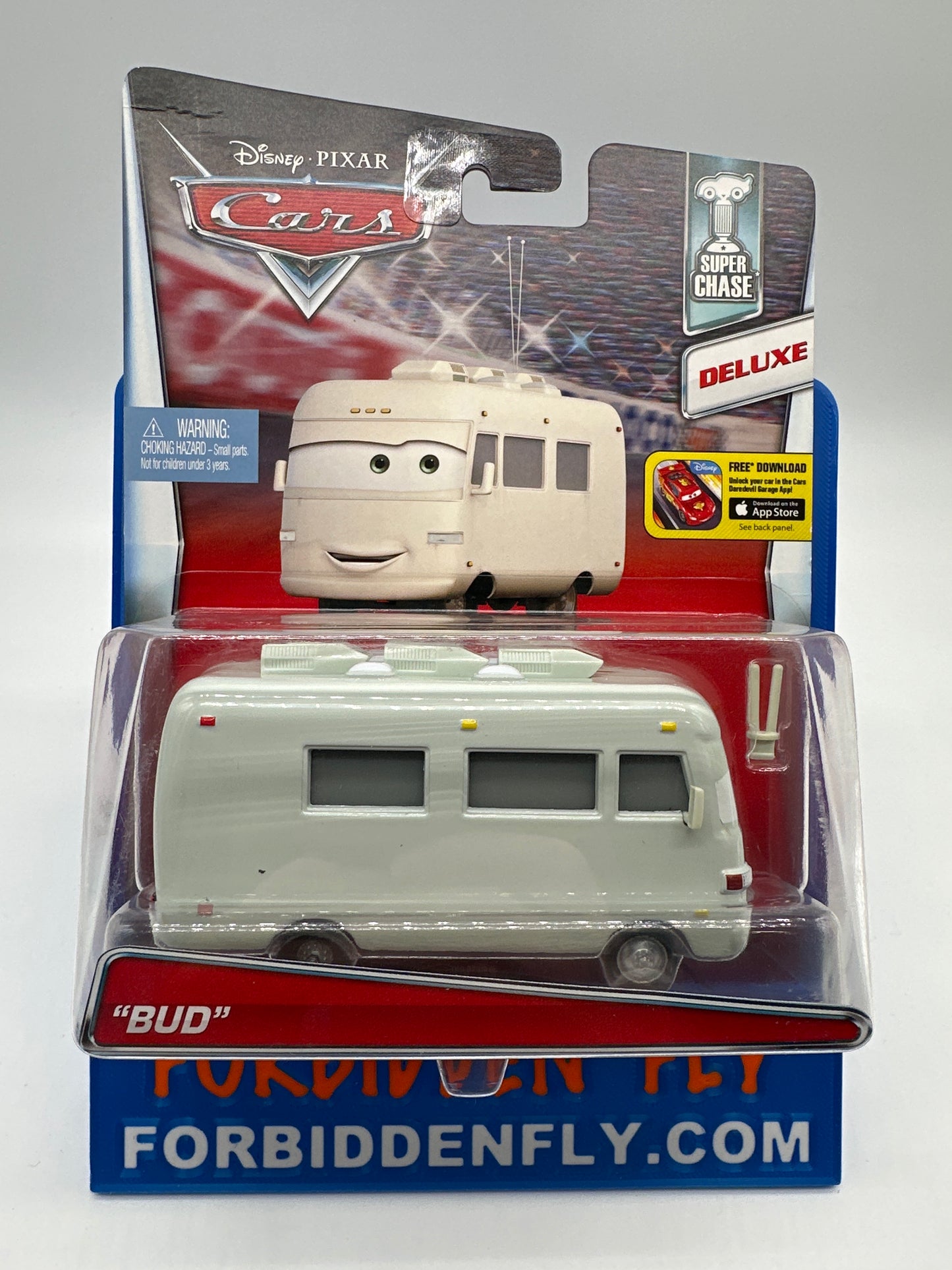 Disney Pixar Cars Movie - Piston Cup Series - Deluxe “Bud” Super Chase