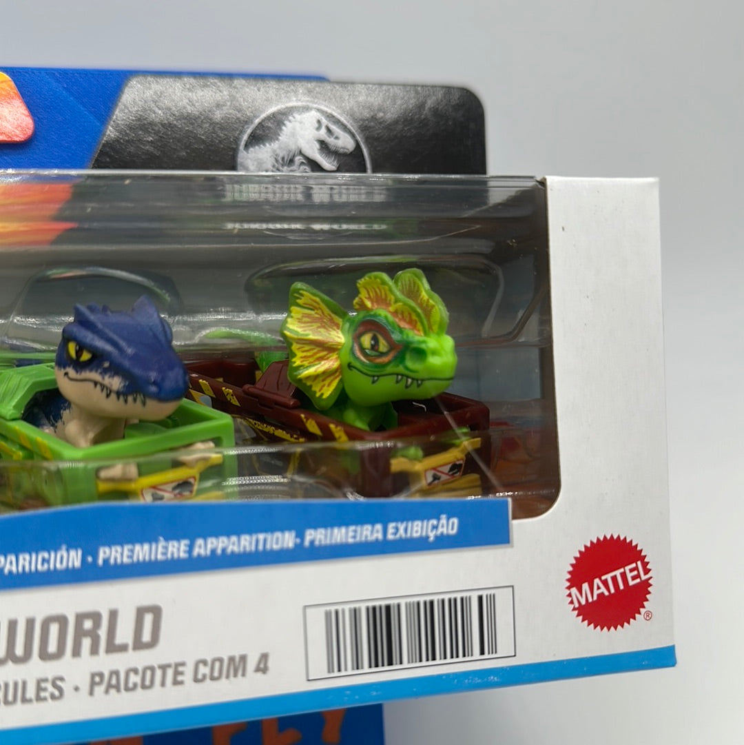 Hot Wheels - 2023 Racer Verse - Jurassic World 4 Pack