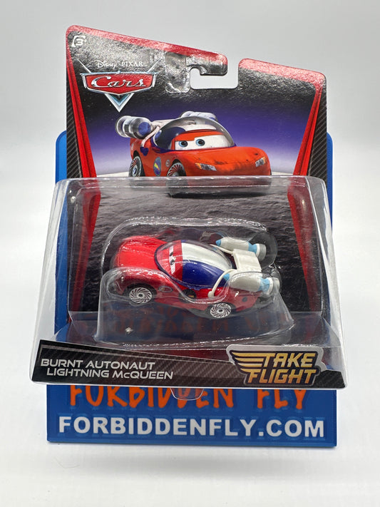 Disney Pixar Cars Movie - Moon Mater Series - Take Flight Burnt Astronaut Lightning McQueen