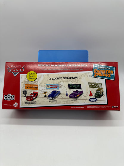 Disney Pixar Cars Movie - Welcome To Radiator Springs 4 Car Pack