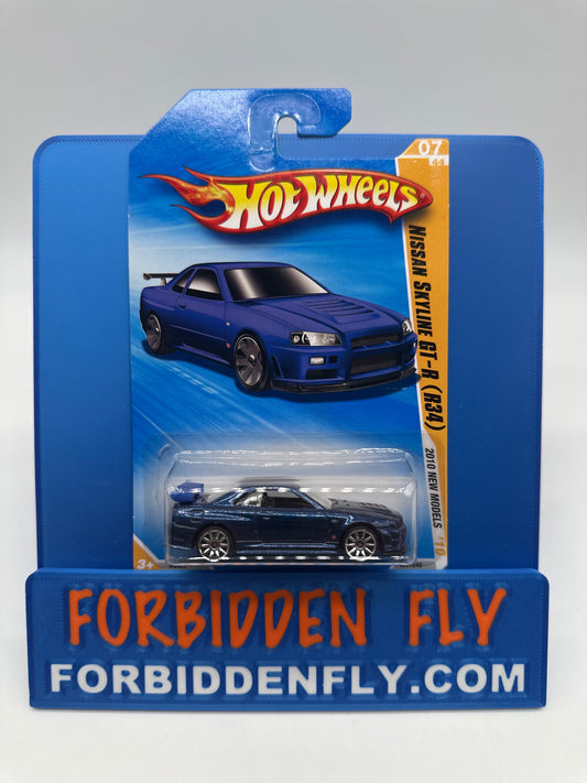 Hot Wheels Mainline - 2010 New Models - Nissan Skyline GT-R (R34) - Blue