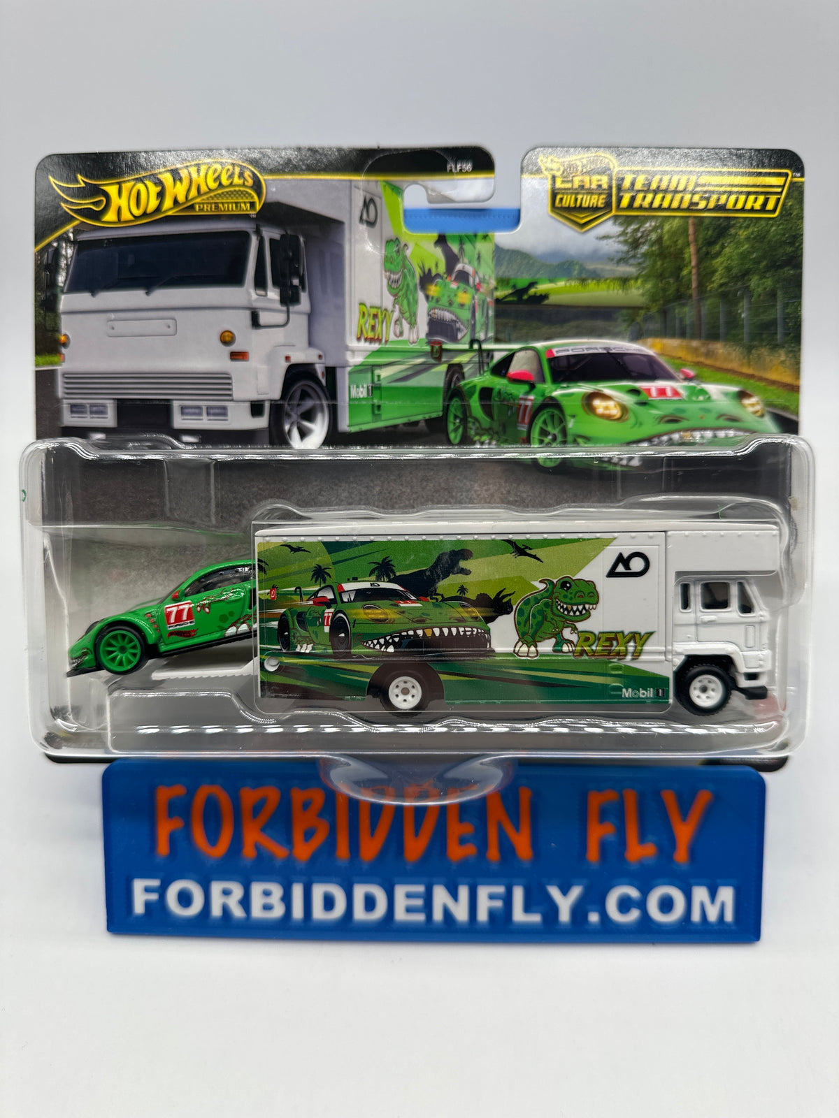 Hot Wheels Car Culture Team Transport - #97 - Roxy Porsche 911 GT3 R (992) & Fleet Flyer