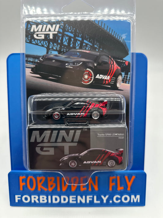 Mini GT Regular Release #1173 - Toyota GR86 LB*Nation - Advan Livery