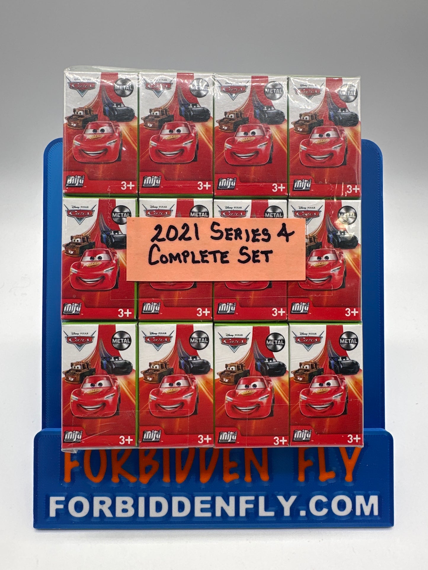 Disney Pixar Cars Movie Metal Mini Racers - 2021 Series 4 - Complete set of 12 (Unopened)