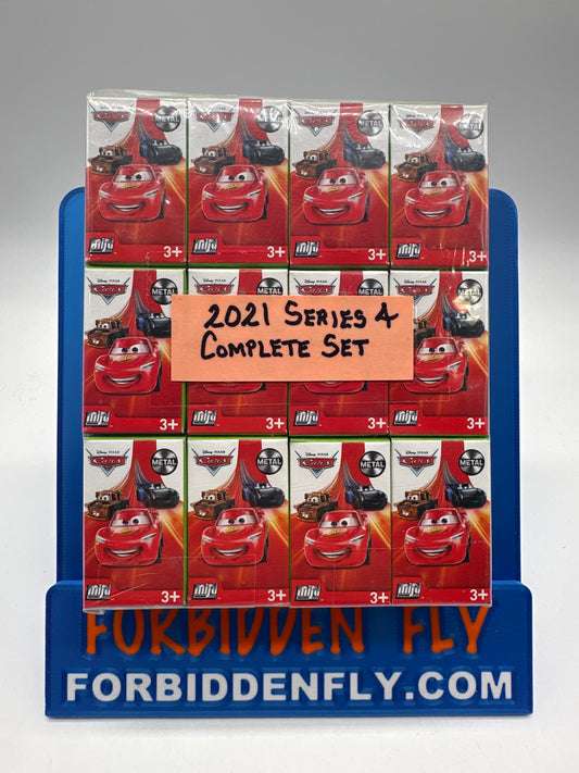 Disney Pixar Cars Movie Metal Mini Racers - 2021 Series 4 - Complete set of 12 (Unopened)