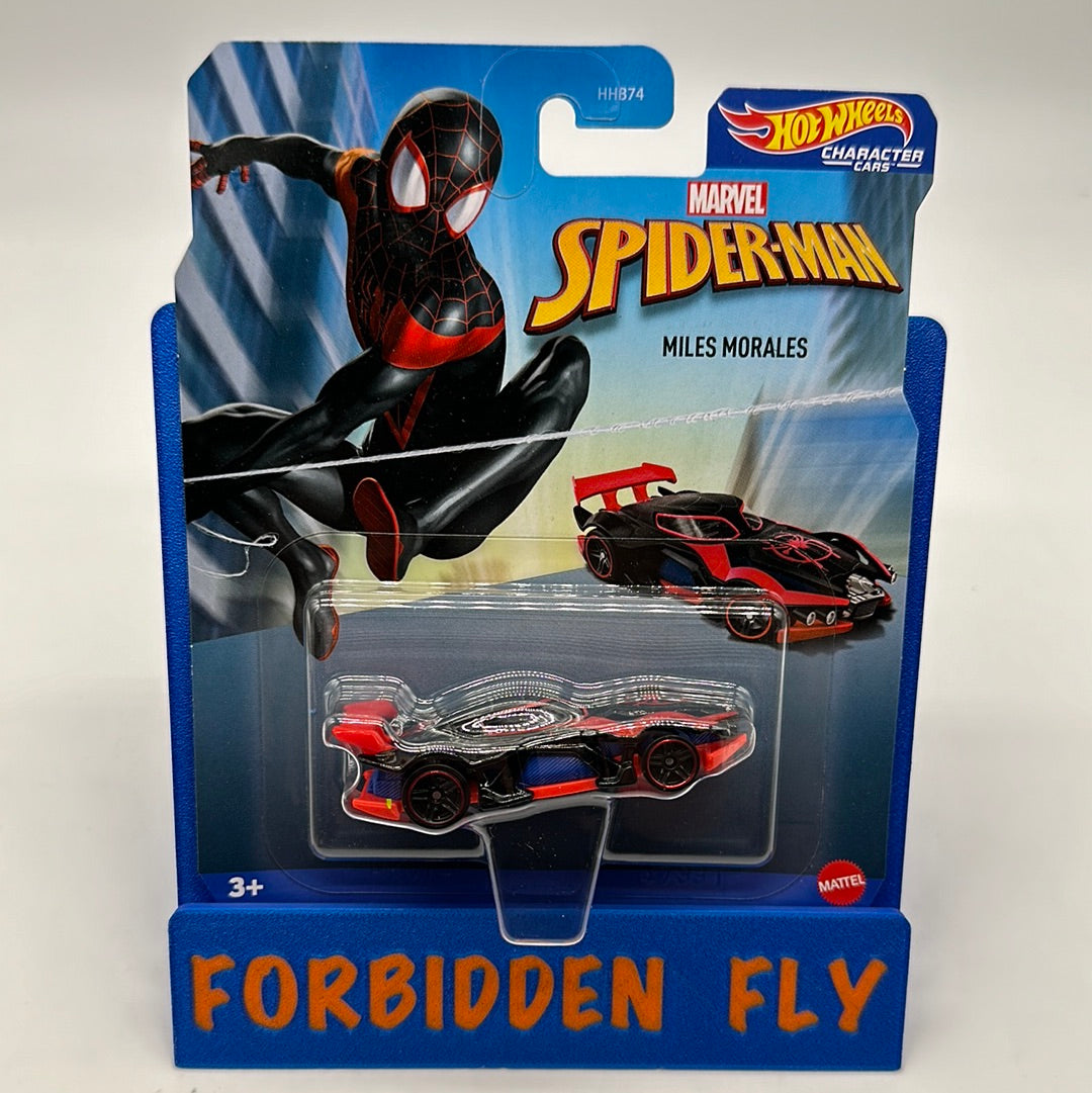 Hot Wheels Character Cars - 2024 Disney/Marvel Series - Spider-Man - Miles Morales