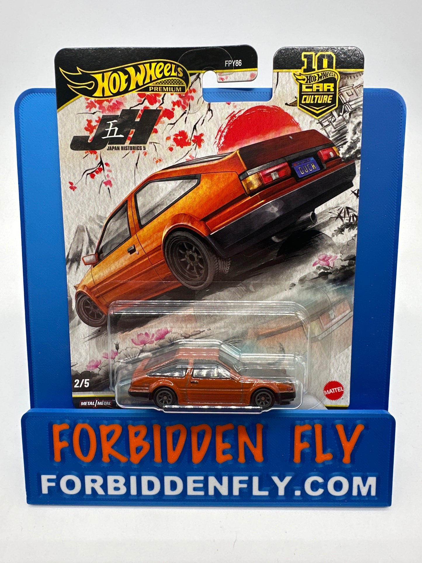 Hot Wheels Car Culture Premium - Japan Historics 5 (JH5) Series Single - #2/5 - Toyota AE86 Sprinter Trueno