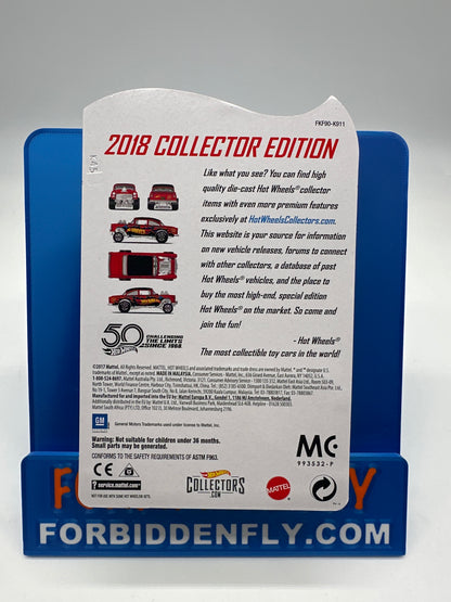 Hot Wheels Mail In - 2018 Factory Sticker Collector Edition #2 - ‘55 Chevy Bel Air Gasser