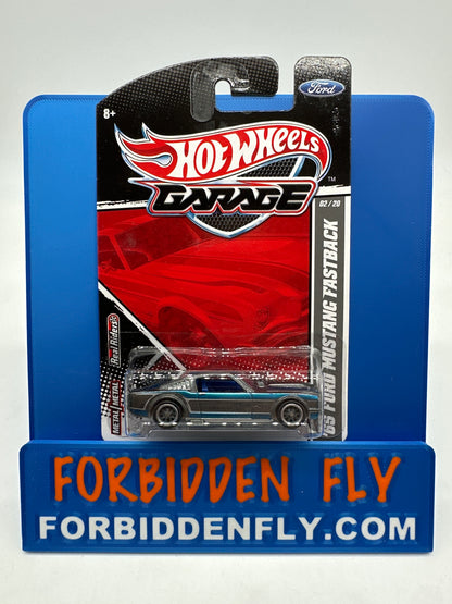 Hot Wheels Premium - HW Garage Series (Ford) - Silver & Blue ‘65 Ford Mustang Fastback (#2/20)