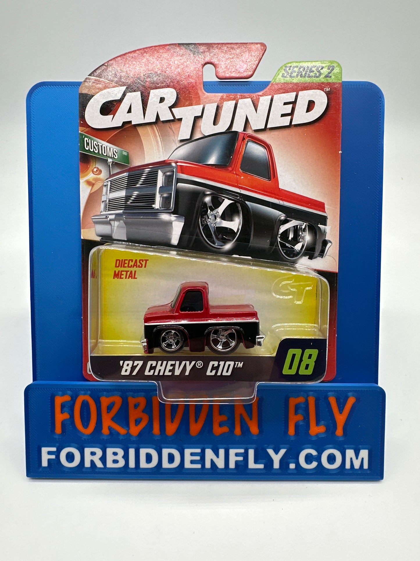 Car Tuned - Series 2 Regular Release #8 - Red/Black ‘87 Chevy C10