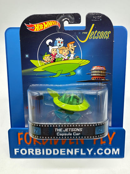 Hot Wheels 2014 Retro Entertainment Premium Single - The Jetsons Capsule Car (Movie Reel Packaging)