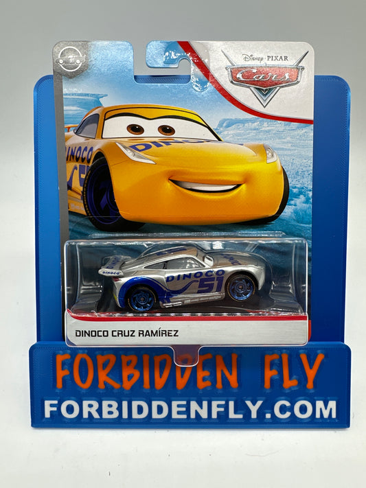 Disney Pixar Cars Movie - Silver Collection Release Series - Silver Dinoco Cruz Ramirez