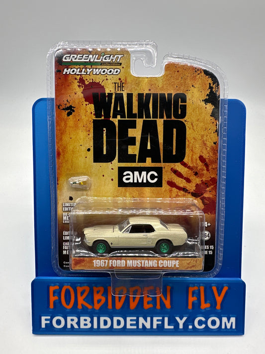 GreenLight - Hollywood Series 15 - #44750 - The Walking Dead - 1967 Ford Mustang Coupe - Green Machine - Chase
