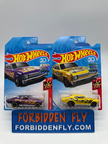 Hot Wheels Mainline - Factory Stickered 2018 - ‘68 Chevy Nova - Lot Of 2