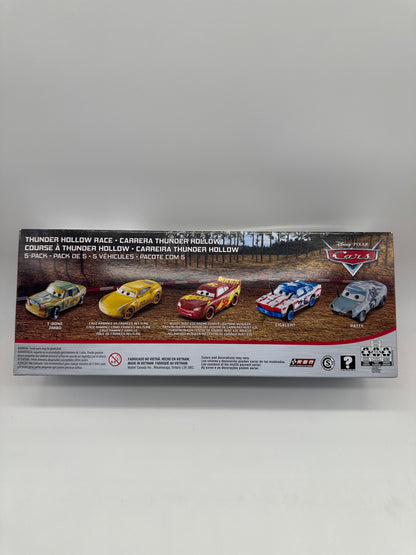 Disney Pixar Cars Movie - Thunder Hollow Race 5 Car Pack