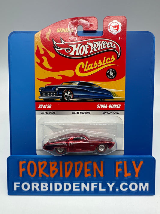 Hot Wheels Classics CHASE - Series 5 #28 of 30 - Red Studa-Beaker
