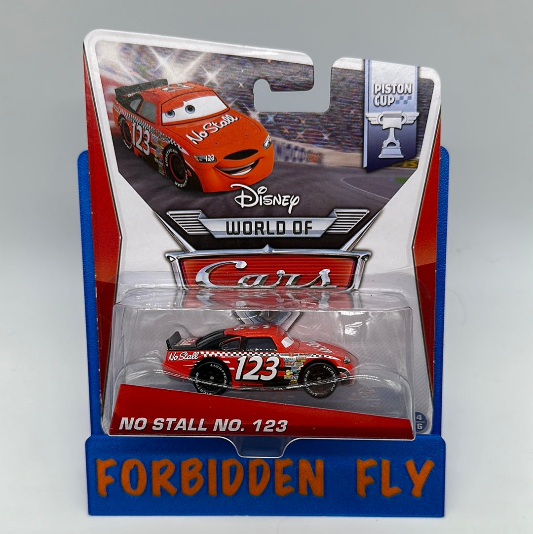 Disney Pixar Cars Movie - World of Cars Piston Cup Series - No Stall No. 123