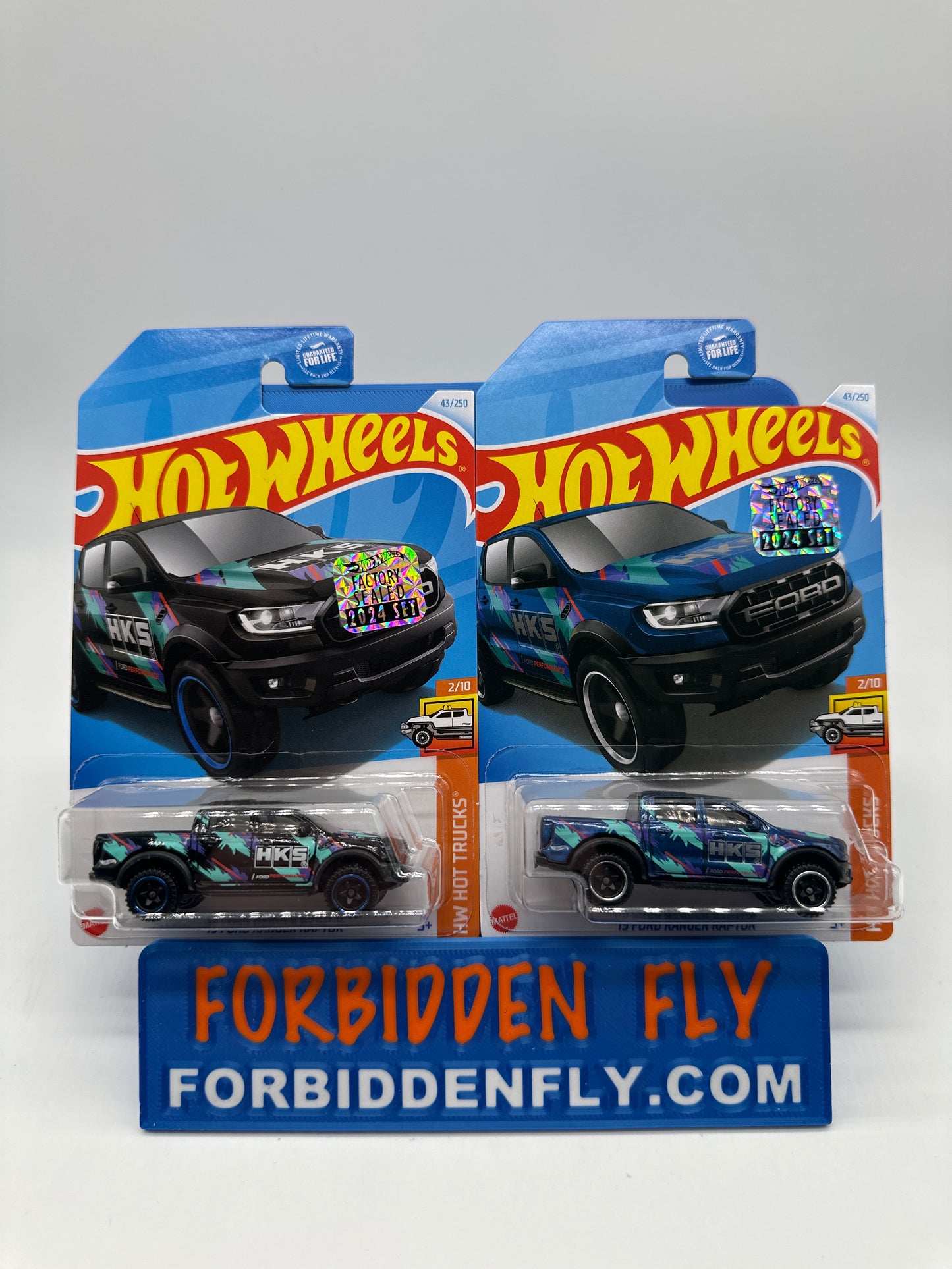Hot Wheels Mainline - Factory Stickered 2024 - ‘19 Ford Ranger Raptor - Lot Of 2