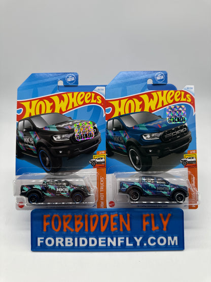 Hot Wheels Mainline - Factory Stickered 2024 - ‘19 Ford Ranger Raptor - Lot Of 2