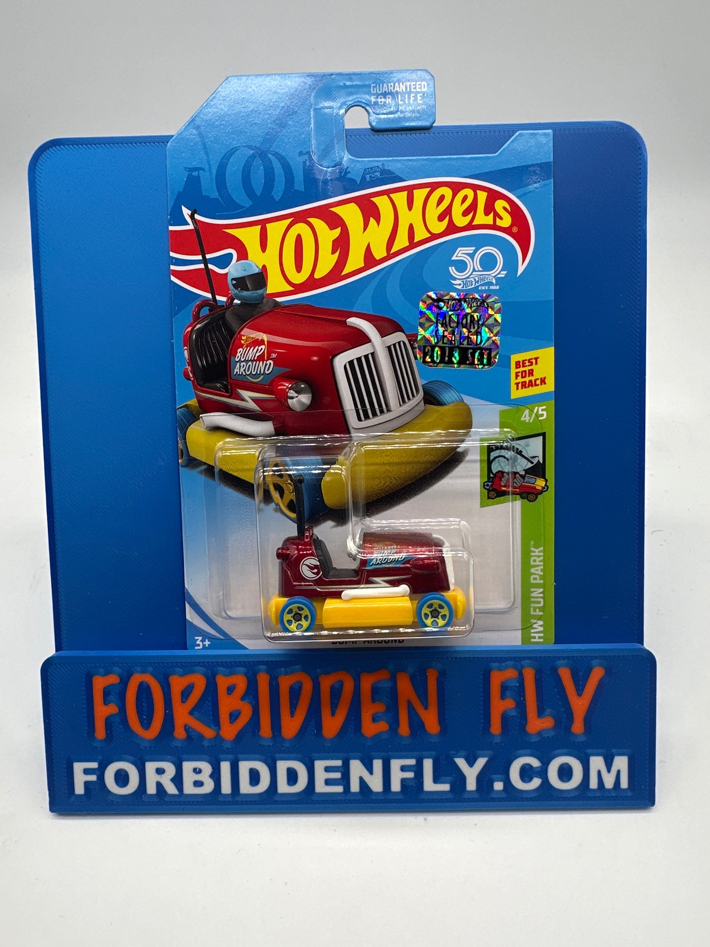 Hot Wheels Regular Treasure Hunt - Factory Stickered 2018 K Case - Bump Around