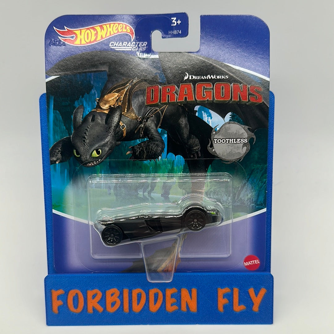 Hot Wheels Character Cars - How to Train Your Dragon - Toothless