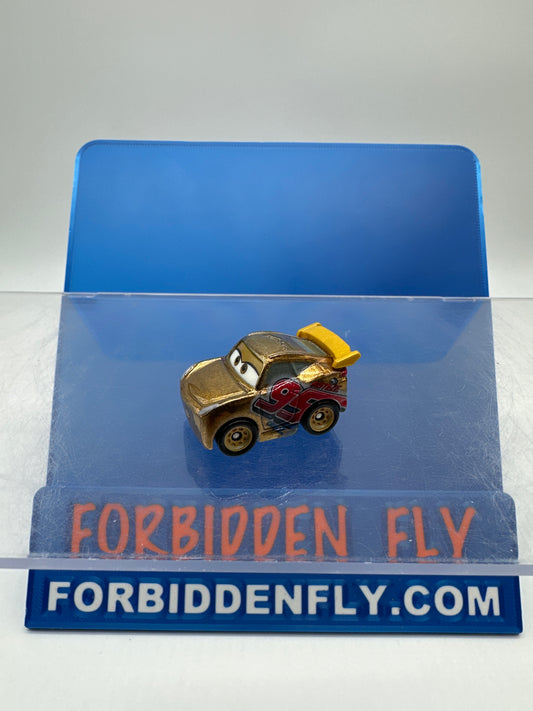 Disney Pixar Cars Movie Metal Mini Racers - Metallic Gold Rusteze Rust-Eze Cruz Ramirez #95 (Loose)