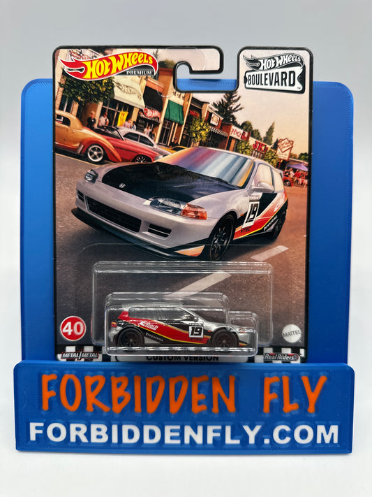 Hot Wheels Boulevard - #40 - Honda Civic EG Custom Version - Single Car