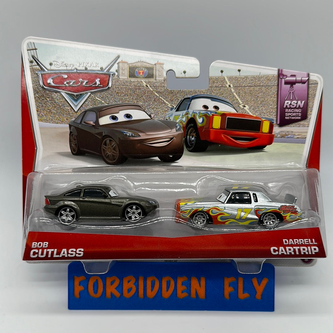 Disney Pixar Cars Movie - RSN Two Pack - Bob Cutlass & Darrell Cartrip