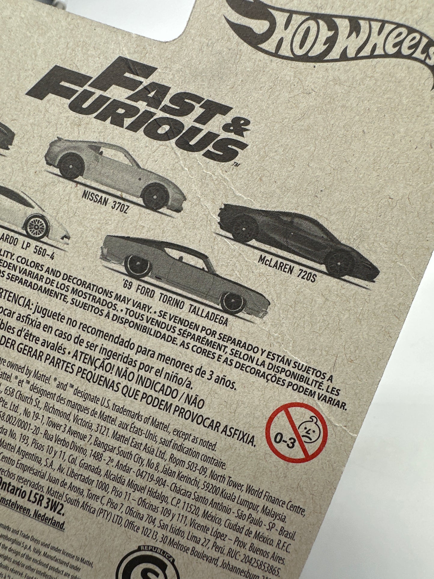 Hot Wheels - Walmart Exclusive - 2020 Fast & Furious Mainline Series Complete Set of 5
