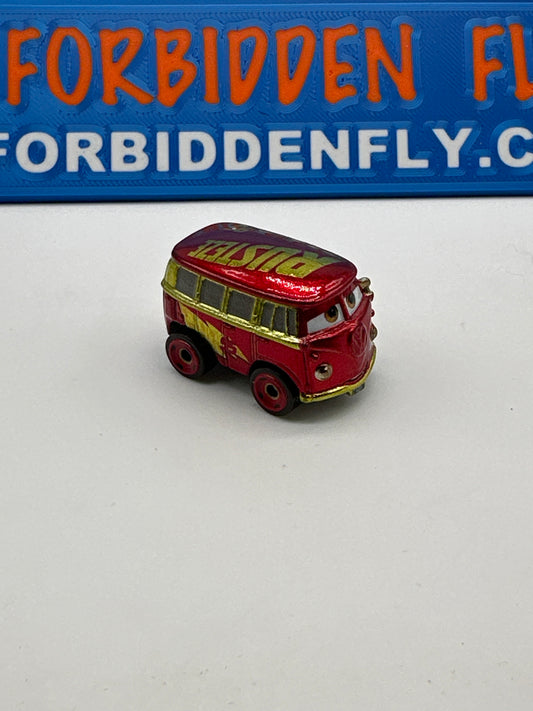 Disney Pixar Cars Movie Metal Mini Racers - 2021 Series 1 - Loose - Rusteze Wrap Fillmore