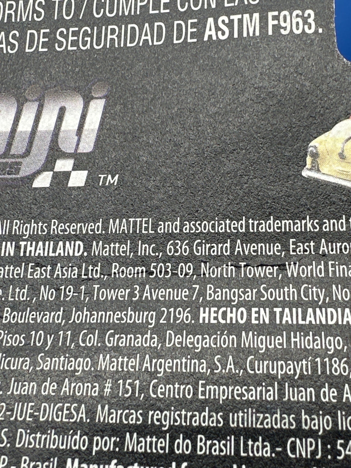 Disney Pixar Cars Movie Metal Mini Racers - Louise Nash - Internatinally Carded