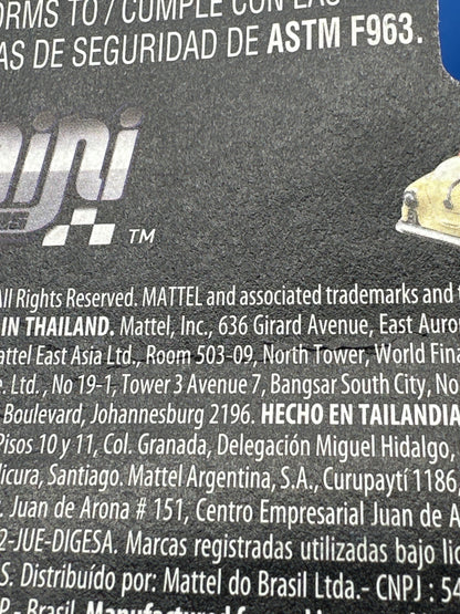 Disney Pixar Cars Movie Metal Mini Racers - Louise Nash - Internatinally Carded