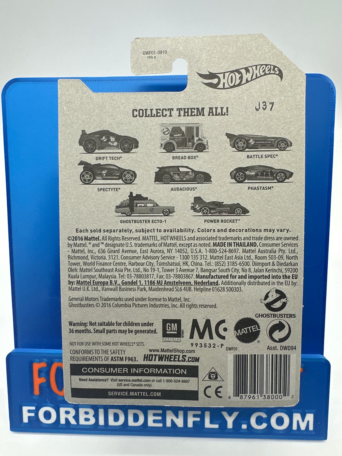 Hot Wheels Mainline - Walmart Exclusive Ghostbusters Set - #7/8 Ecto-1