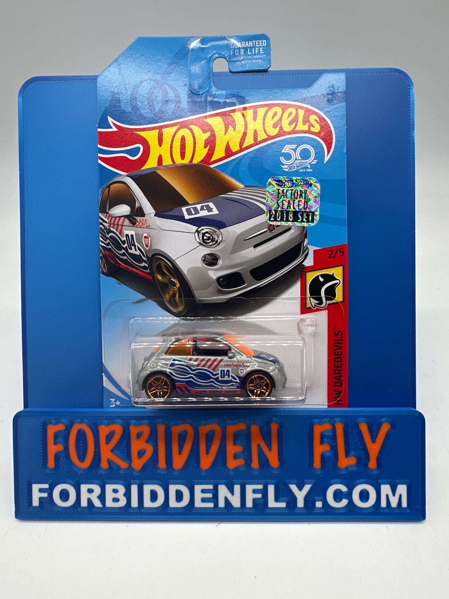 Hot Wheels Mainline - Factory Stickered 2018 - Daredevils Fiat 500 - Lot Of 4