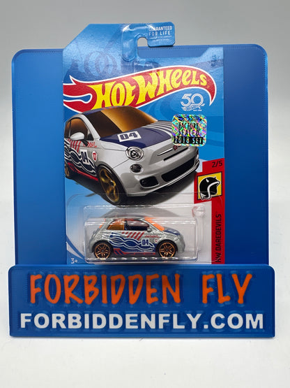 Hot Wheels Mainline - Factory Stickered 2018 - Daredevils Fiat 500 - Lot Of 4