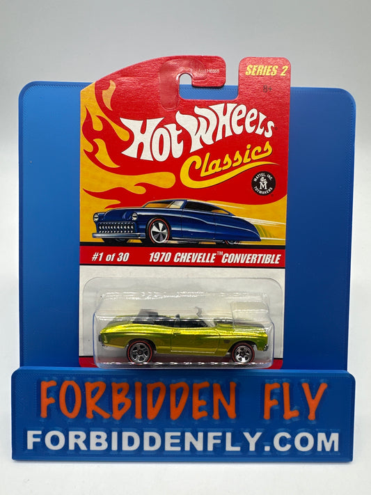 Hot Wheels Classics - Series 2 #1 of 30 - Antifreeze Green 1970 Chevelle Convertible
