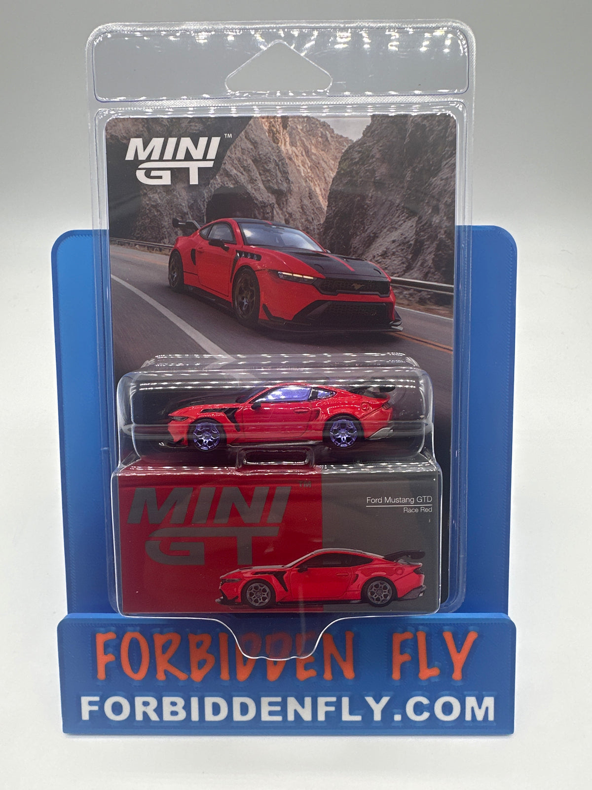 Mini GT Chase #1196 - Ford Mustang GTD - Race Red