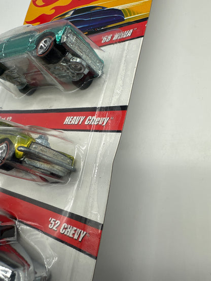 Hot Wheels Classics 3 Pack - Series 3 #’s 4, 5, 6 (Nova, Heavy Chevy, ‘52 Chevy)