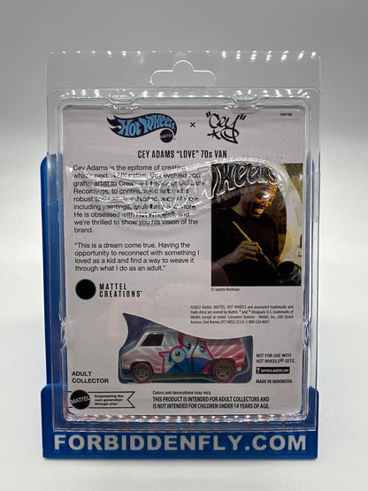 Hot Wheels - RLC Red Line Club 2022 Release - Hot Wheels X Cey Adams - 70’s “Love” Van