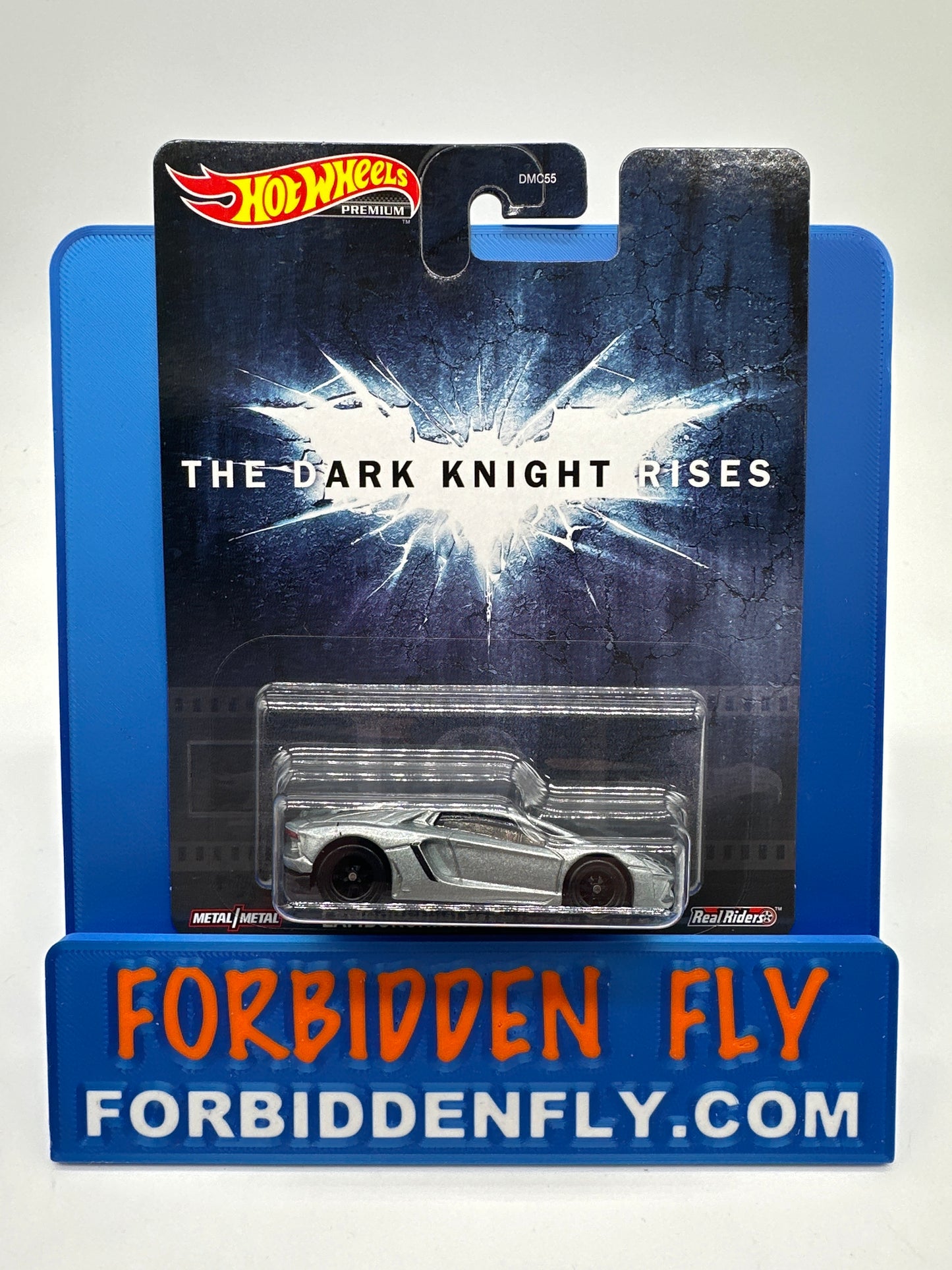 Hot Wheels 2020 Retro Entertainment Premium Single - Dark Knight Rises - Lamborghini Aventador Coupe