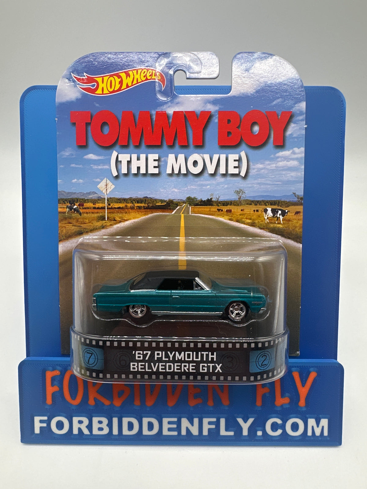 Hot Wheels 2014 Retro Entertainment Premium Single - Tommy Boy - ‘67 Plymouth Belvedere GTX (Movie Reel Packaging)