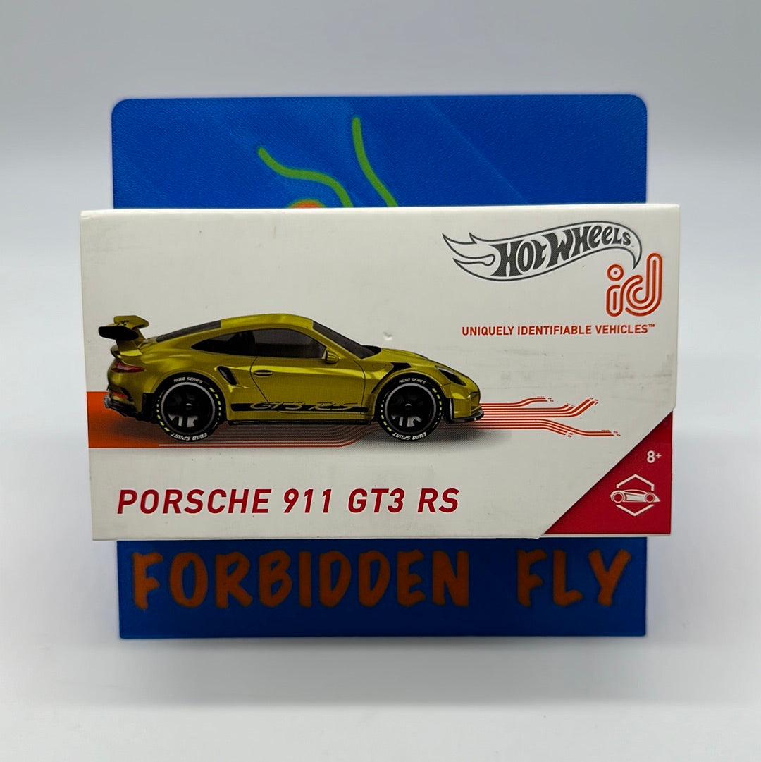 Hot Wheels Boxed Series 2 ID Car - HW Euro Sport - Porsche 911 GT3 RS - Gold