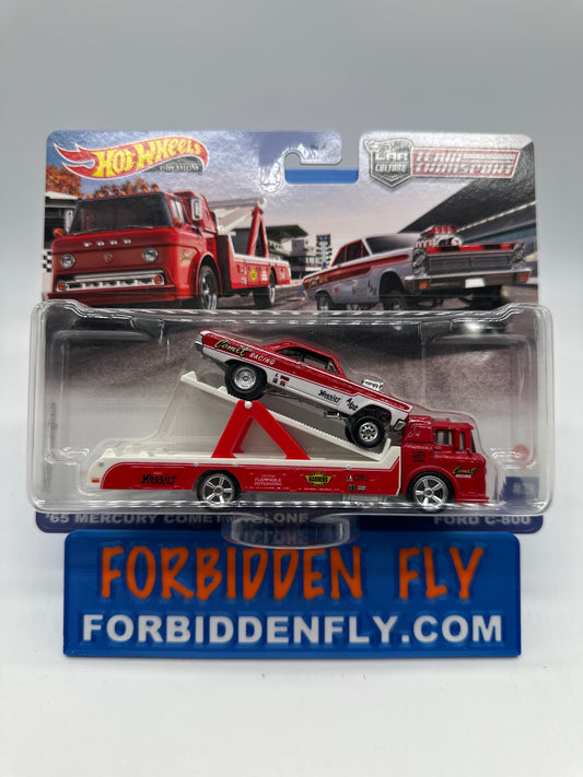 Hot Wheels Car Culture Team Transport - #28 ‘65 Mercury Comet Cyclone & Ford C-800