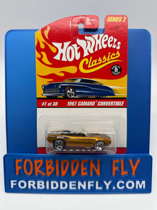 Hot Wheels Classics - Series 2 #7 of 30 - Gold 1967 Camaro Convertible