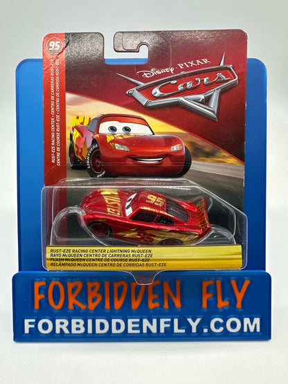 Disney Pixar Cars Movie - 2017 Release Red Card - Rusteze Racing Center Lightning McQueen