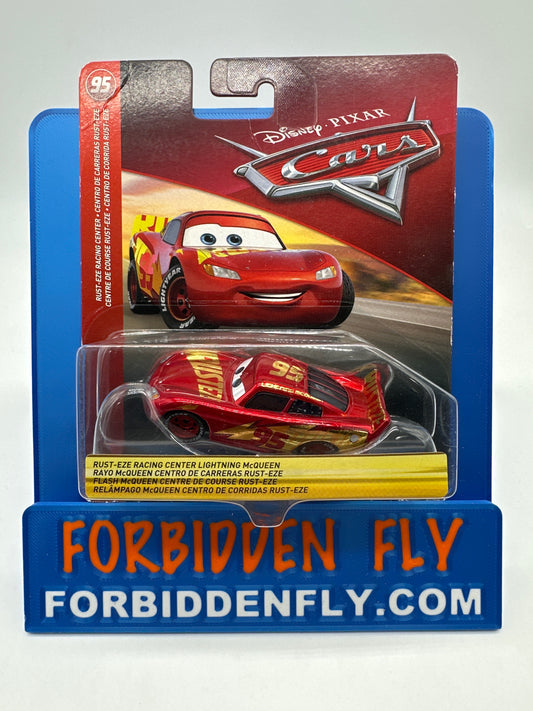 Disney Pixar Cars Movie - 2017 Release Red Card - Rusteze Racing Center Lightning McQueen