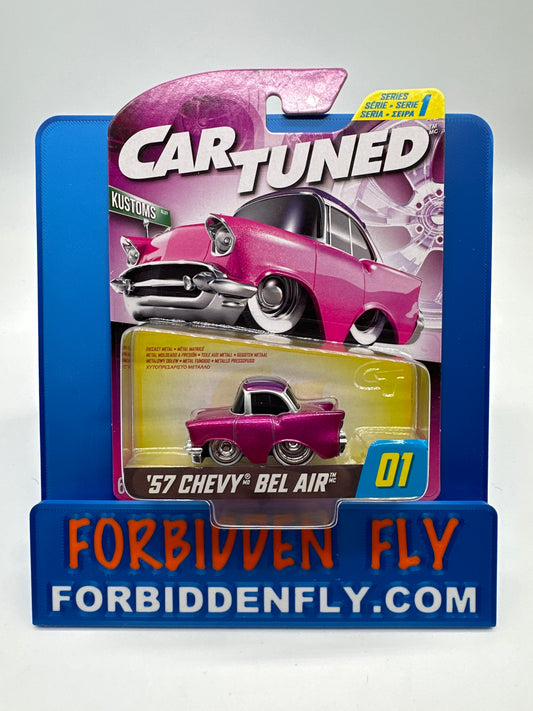 CarTuned - Hobby Exclusive - Series 1 - #1 - Pink ‘57 Chevy Bel Air