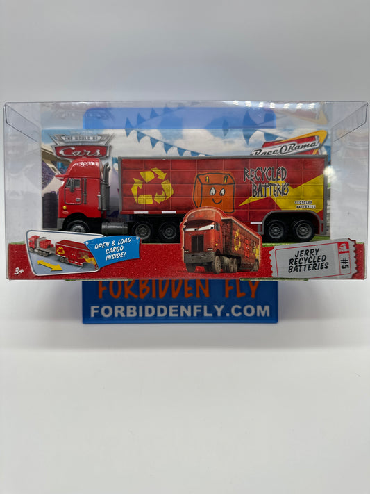 Disney Pixar Cars Movie - Race O Rama Series - Jerry Recycled Batteries Hauler