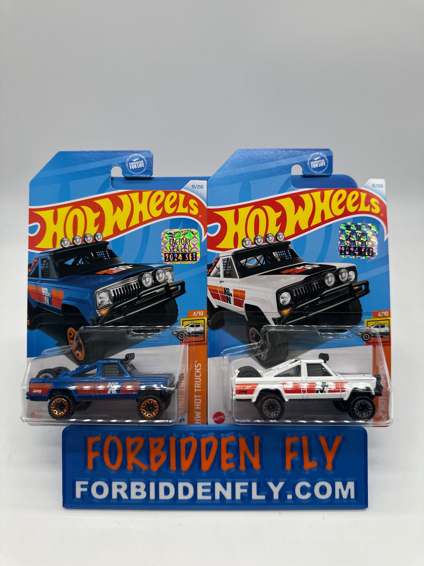 Hot Wheels Mainline - Factory Stickered 2024 - ‘73 Jeep J10 - Lot Of 2