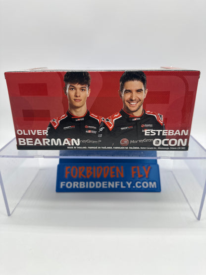 Hot Wheels 2025 Formula 1 Premium Series - Two Pack - MoneyGram Haas F1 Team (#31 Esteban Ocon & #87 Oliver Bearman)